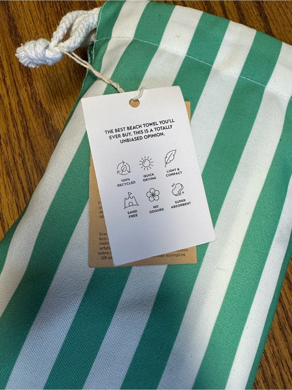 NWT Dock & Bay Quick Dry Towel cayman olive - Picture 5 of 5